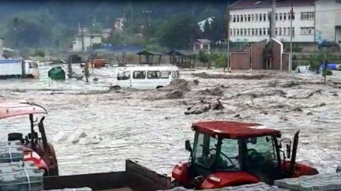 Kastamonu&#39;da sele teslim oldu - Yerelin Gündemi