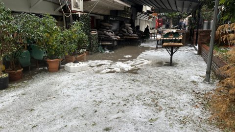 Alanya beyaza büründü: Görenler şaştı kaldı