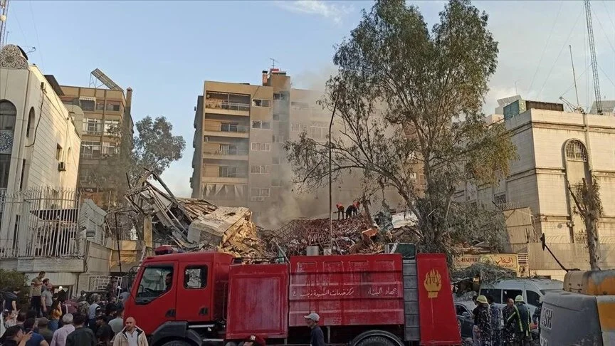 İran'ın Şam'daki konsolosluk binasına düzenlenen hava saldırısında 13 kişi öldü