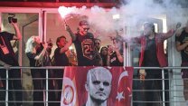Galatasaray, Florya'da taraftarlarıyla şampiyonluk kutlaması yaptı