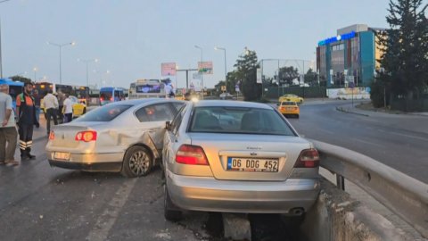 Kartal'da zincirleme kaza: 2'si çocuk 6 yaralı