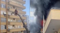 Adana'da 10 katlı binada korkutan yangın!
