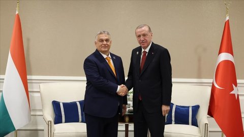 Cumhurbaşkanı Erdoğan, Washington'da Macaristan Başbakanı Orban ile bir araya geldi