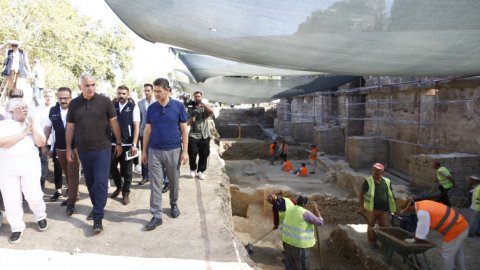 Bakan Ersoy, Side Antik Kenti'nde incelemede bulundu