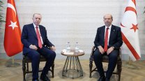 Cumhurbaşkanı Erdoğan, KKTC Cumhurbaşkanı Tatar ile başbaşa görüştü