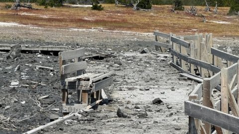 Yellowstone Ulusal Parkı'ndaki Biscuit Havzası, hidrotermal patlama nedeniyle geçici olarak kapatıldı