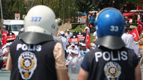 Memurların Ankara’ya yürüyüşüne izin yok!