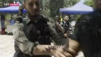 İsrail polisinden Kudüs'te TRT Haber ekibine saldırı!