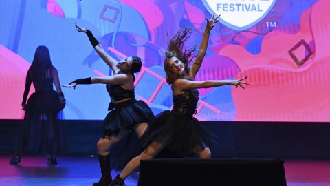 Ankara'da 'K-Pop Cover Dans Festivali' heyecanı yaşandı