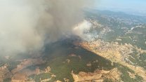 Muğla'da çıkan orman yangınına müdahale ediliyor