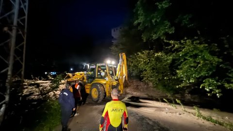  Trabzon'da sağanak etkili oldu