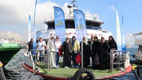 Sultangazi Belediyesi'nden kadınlara özel boğaz turu