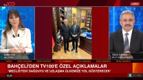 Bahçeli'den tv100'e özel açıklama! DEM Partililerin elini neden sıktı?