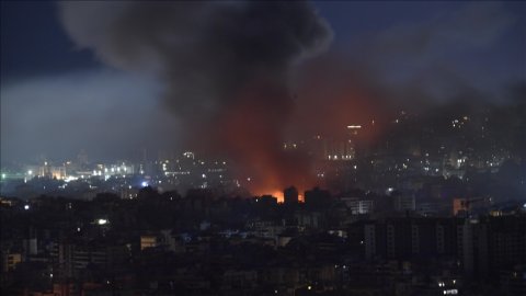 Beyrut'ta gece saldırıları: Hedefte Hizbullah yetkilisi var!