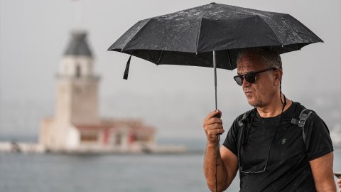 Meteoroloji sağanak yağış uyarısı yaptı: İstanbul'a dikkat çekti!